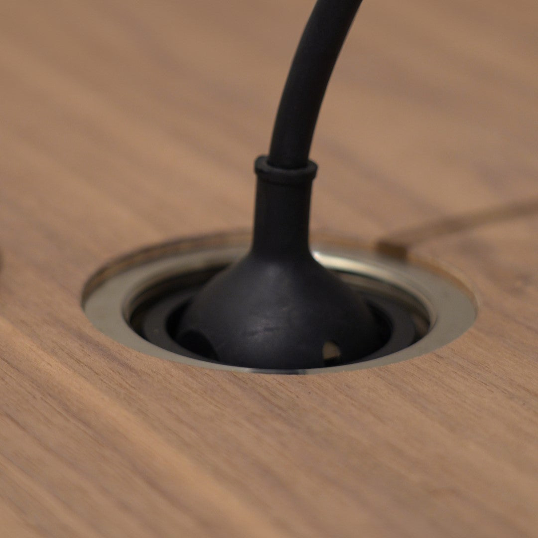 PRADO | ROND GULVBOKS FOR TREGULV - NEDFREST | 1 STIKK | BRUSHED DARK BRONZE