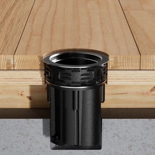PRADO | ROND GULVBOKS FOR TREGULV - NEDFREST | 1 STIKK | BRUSHED DARK BRONZE - bilde 4