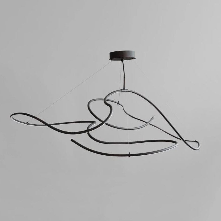 101 Copenhagen - PENDEL LAMPE - Ghost Chandelier - Big - Burned Black - bilde 3