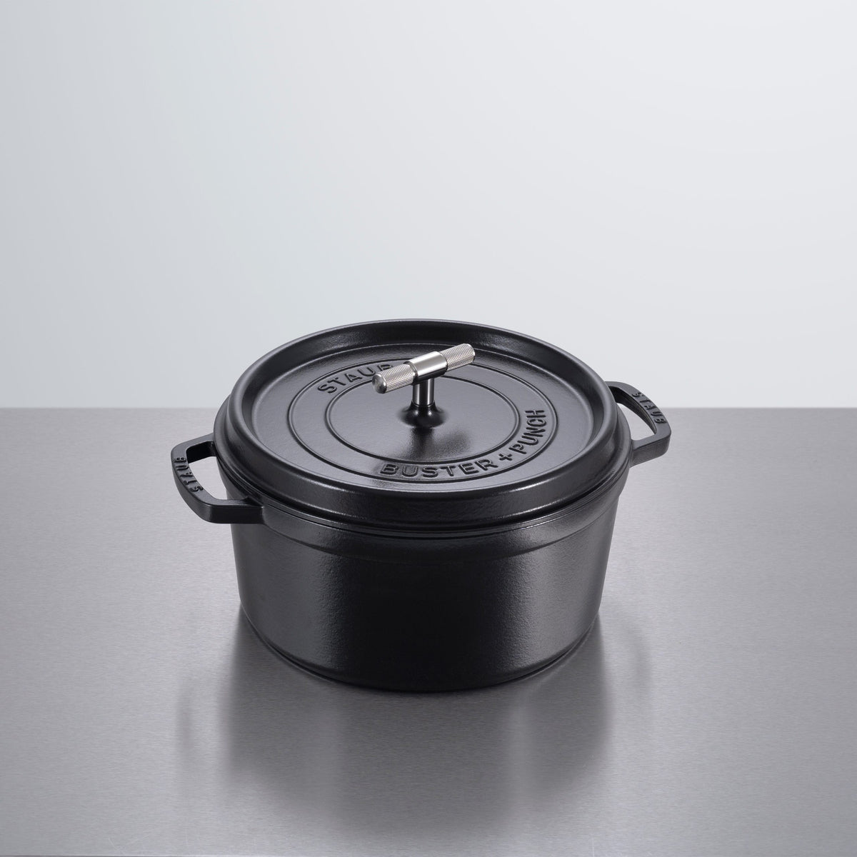 BUSTER + PUNCH® STØPEJERNSGRYTE | COCOTTE / Ø 24CM / STAUB / BLACK / STEEL