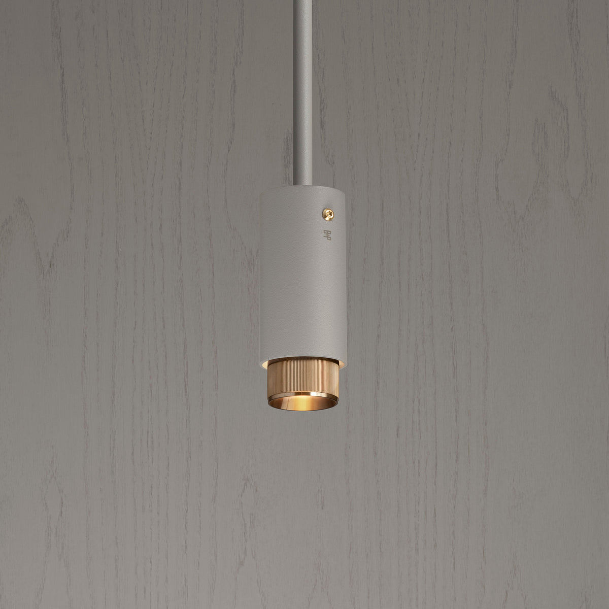 EXHAUST PENDANT / LINEAR / STONE / BRASS - BUSTER + PUNCH®