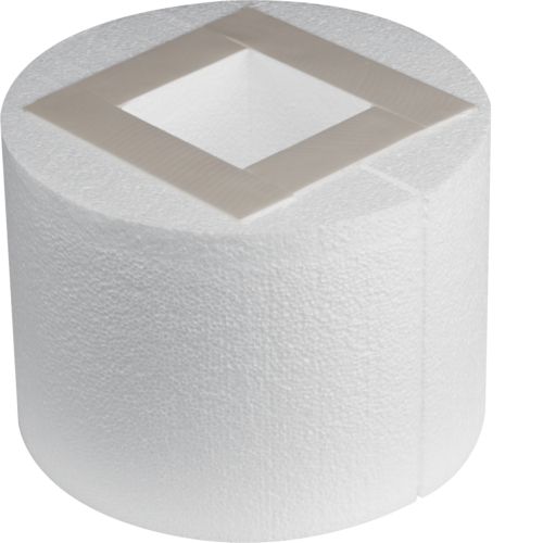 2HOME.NO® - Skreddersydd Støpekloss til Hager gulvboks - VR12 - Ø310mm - Isopor - HAGER