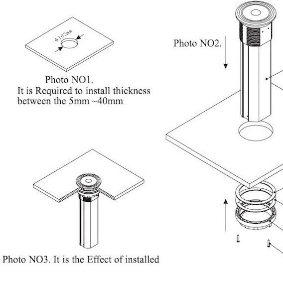 POWERUP PUSH® – 3 stikk, USB-A/C og Qi-lader – Matt hvit