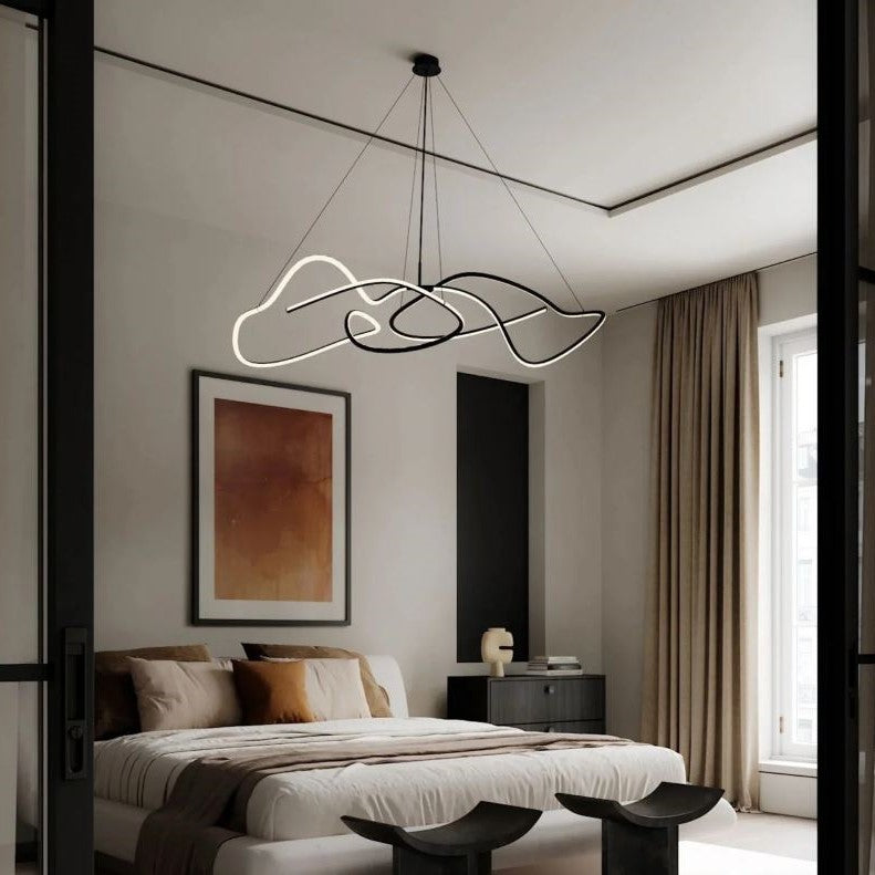 101 Copenhagen - PENDEL LAMPE - Ghost Chandelier - Big - Burned Black