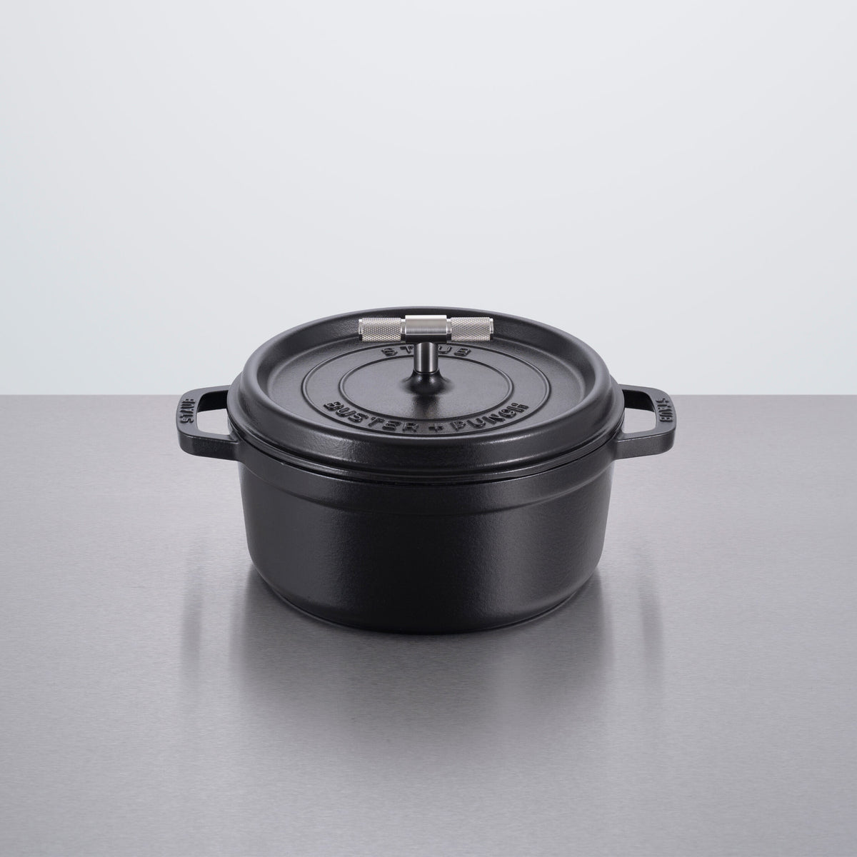 BUSTER + PUNCH® STØPEJERNSGRYTE | COCOTTE / Ø 24CM / STAUB / BLACK / STEEL