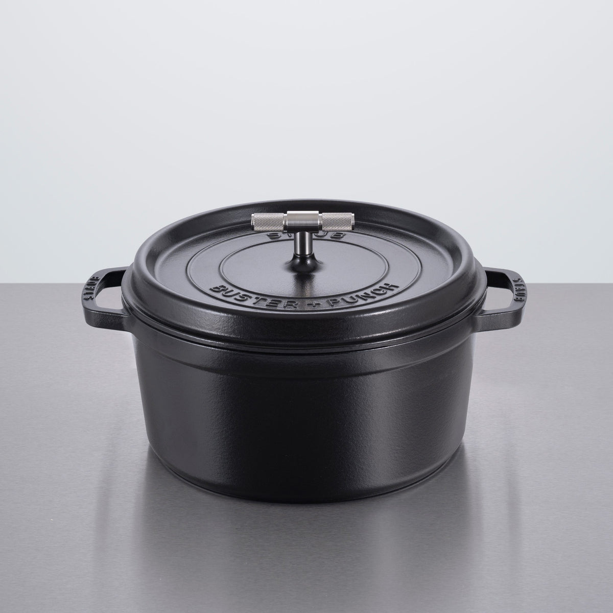 BUSTER + PUNCH® STØPEJERNSGRYTE | COCOTTE / Ø 28CM / STAUB / BLACK / STEEL