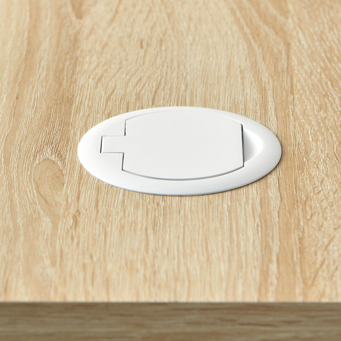 RING | 1 STIKK + 1 USB-A | MATT HVIT - bilde 2