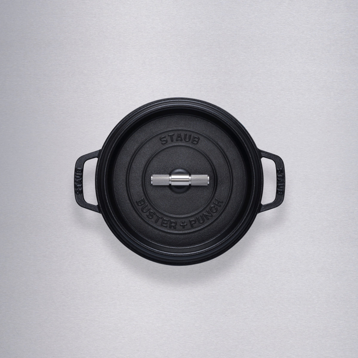 BUSTER + PUNCH® STØPEJERNSGRYTE | COCOTTE / Ø 24CM / STAUB / BLACK / STEEL