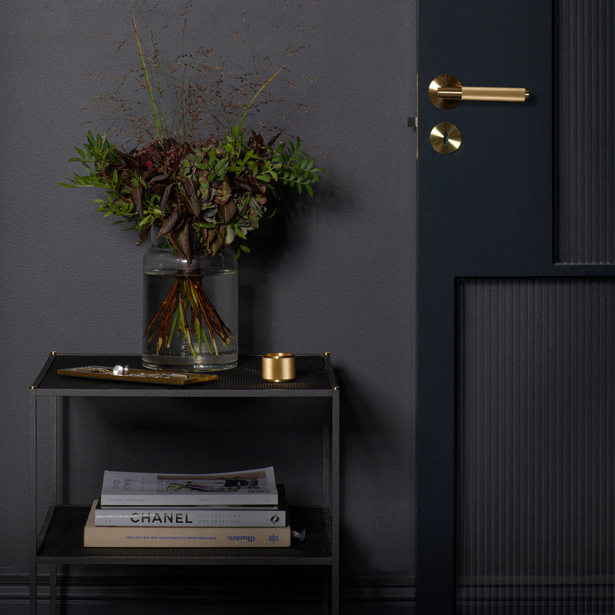 BUSTER + PUNCH® - DOOR HANDLE / SPRUNG / CROSS / 30mm - BRASS - bilde 2
