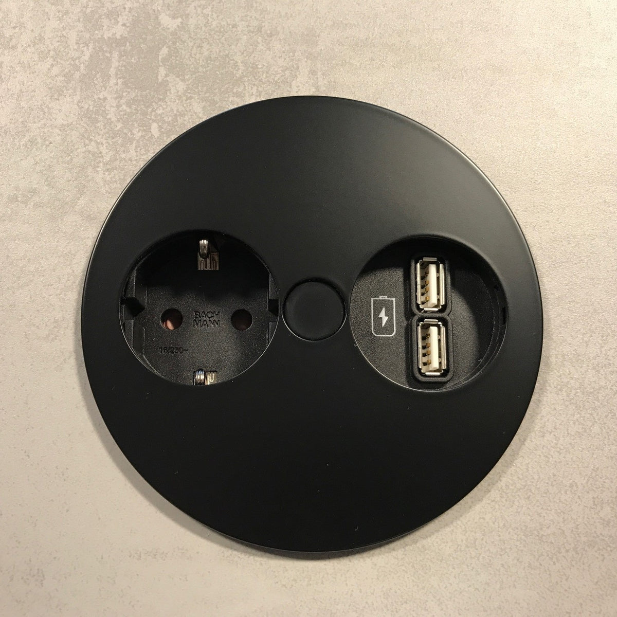 TWIST 1 1 STIKK + 2 USB-A | MATT SORT - bilde 3
