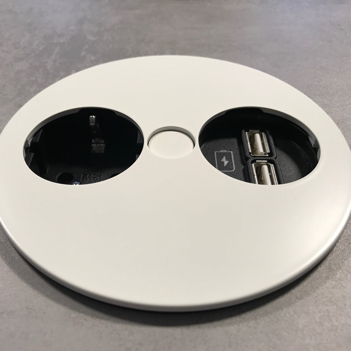 TWIST | 1 STIKK + 2 USB-A | MATT HVIT - bilde 4