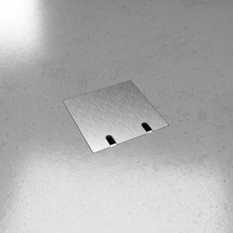 BS - 8802E - FIRKANTET GULVBOKS - 2 Stikkontakter - Stainless steel lokk - bilde 2