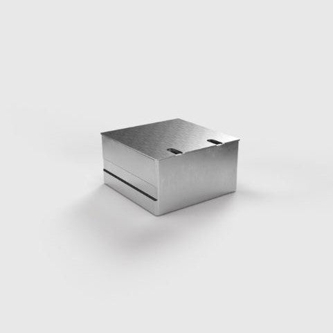 BS - 8802E - FIRKANTET GULVBOKS - 2 Stikkontakter - Stainless steel lokk - bilde 4