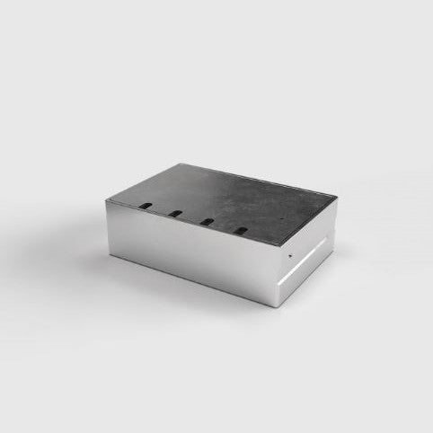 2HOME.NO® - 8804B - FIRKANTET - 4 Modul - LOKK ER HELT FLUSH - PARKETT LIMES PÅ LOKK - HELT FLUSH - 4 Stikkontakter / 3 stikk + 2 CAT6 RJ45 - bilde 4