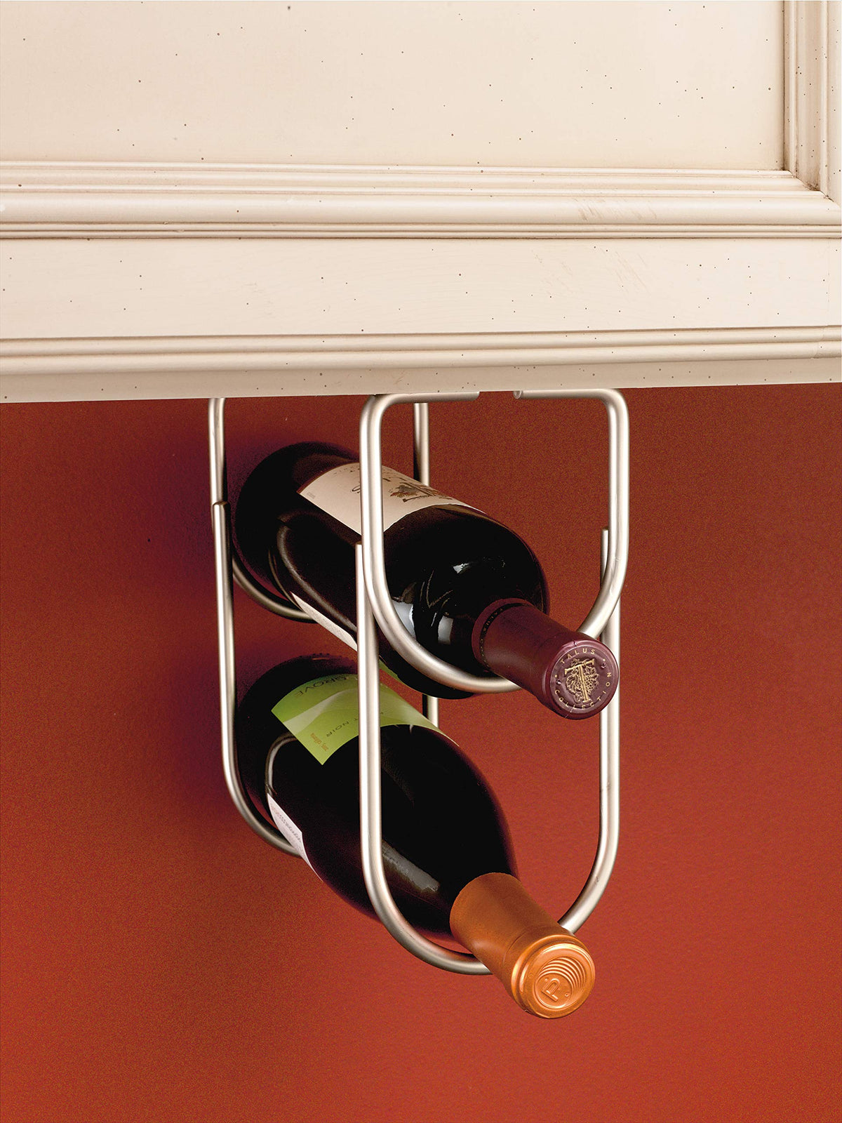 REV-A-SHELF dobbel vinflaskeholder – satin nickel