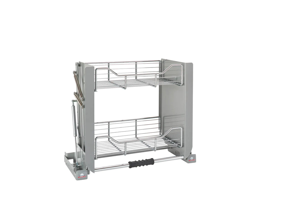 REV-A-SHELF nedtrekkbar hylle til overskap – 61 cm – krom