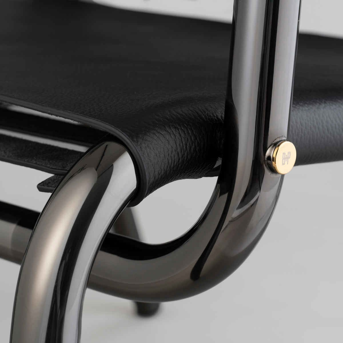 BUSTER + PUNCH® CHOPPER CHAIR | BLACK CHROME / LEATHER