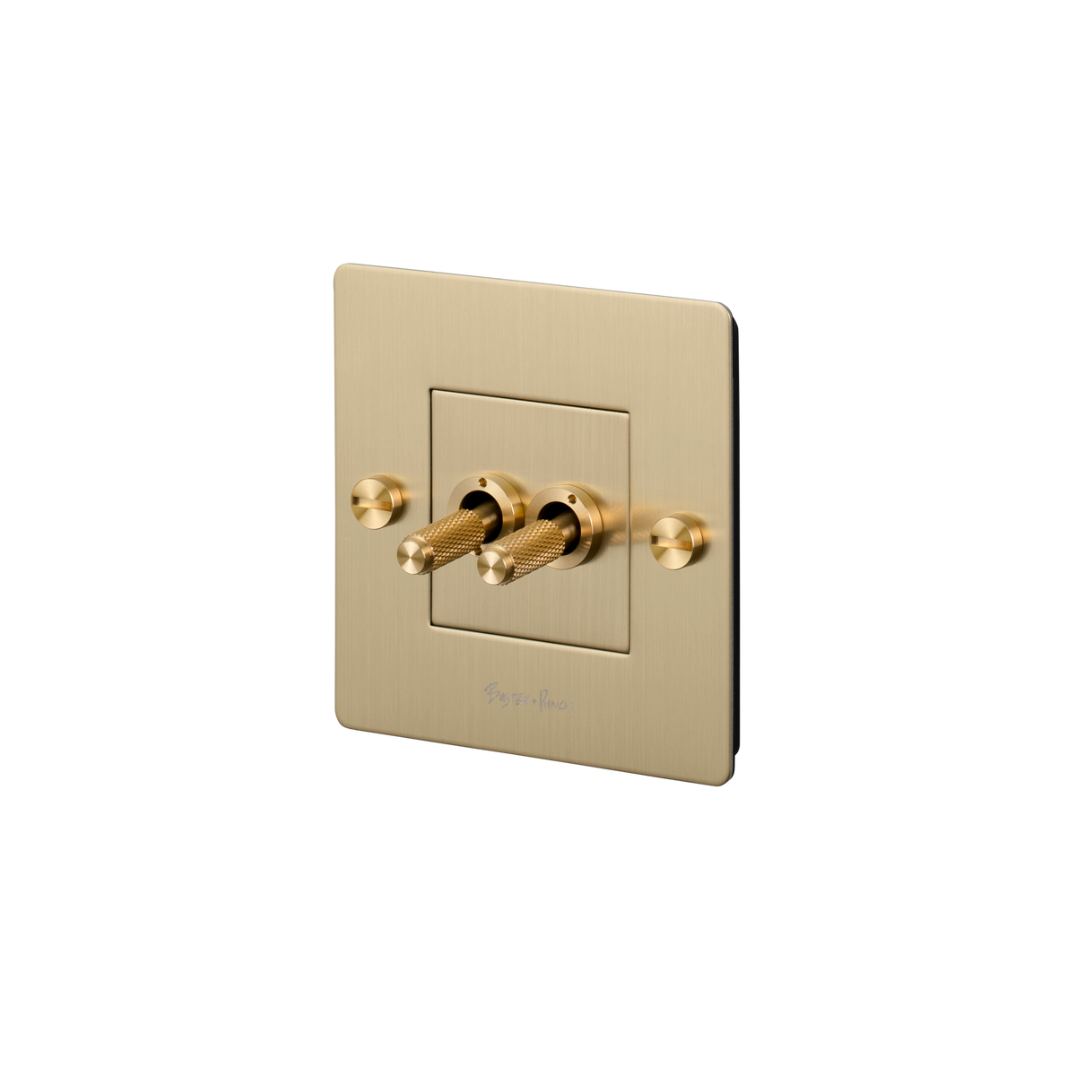 BUSTER + PUNCH® EU | 1G Dobbel impuls vippebryter | Brass