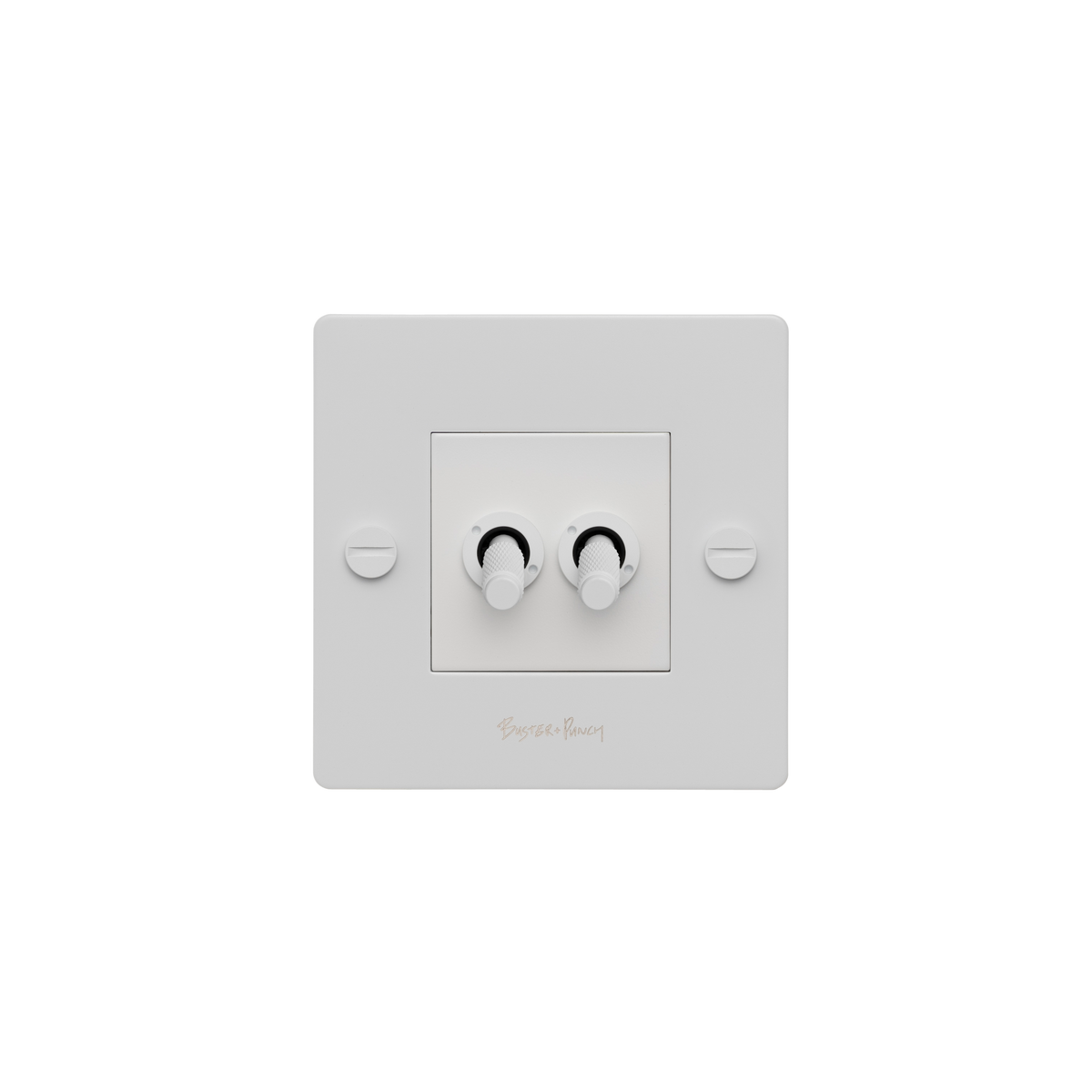 BUSTER + PUNCH® EU | 1G Dobbel impuls vippebryter | White