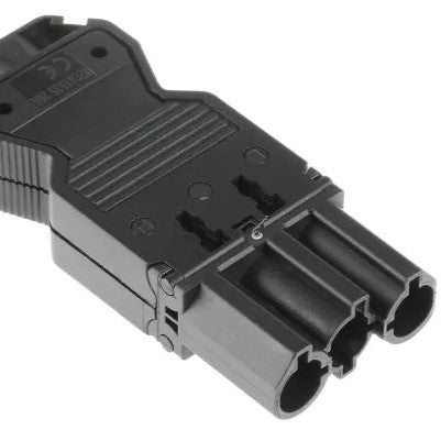 GST18 - FEMALE Connector endestykke - sort