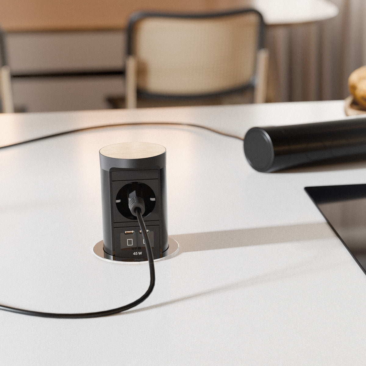 ELEVATOR 2 | 1 STIKK + 2 USB-C (45W) | STAINLESS STEEL
