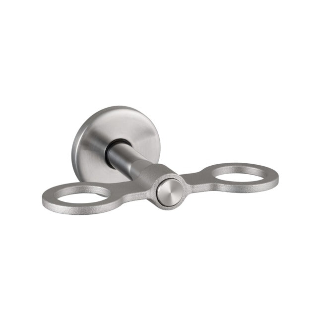 BUSTER + PUNCH - SOAP BOTTLE HOLDER / DOUBLE / CAST - STEEL