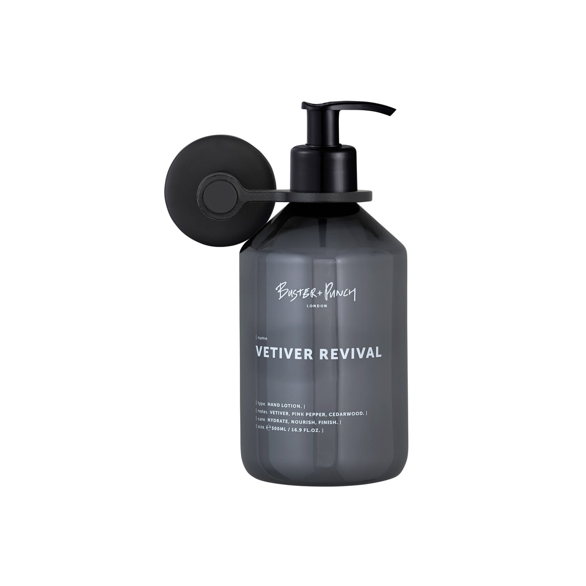 BUSTER + PUNCH - SOAP BOTTLE HOLDER / SINGLE / CAST - WELDERS BLACK - bilde 2