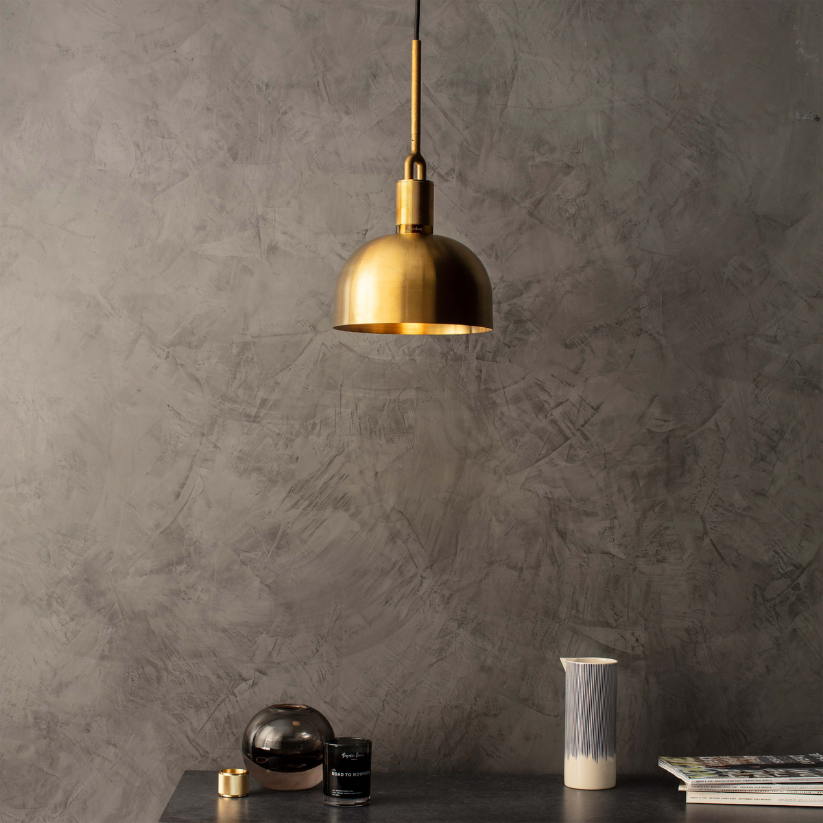 FORKED PENDANT / SHADE - Medium - Brass - bilde 3