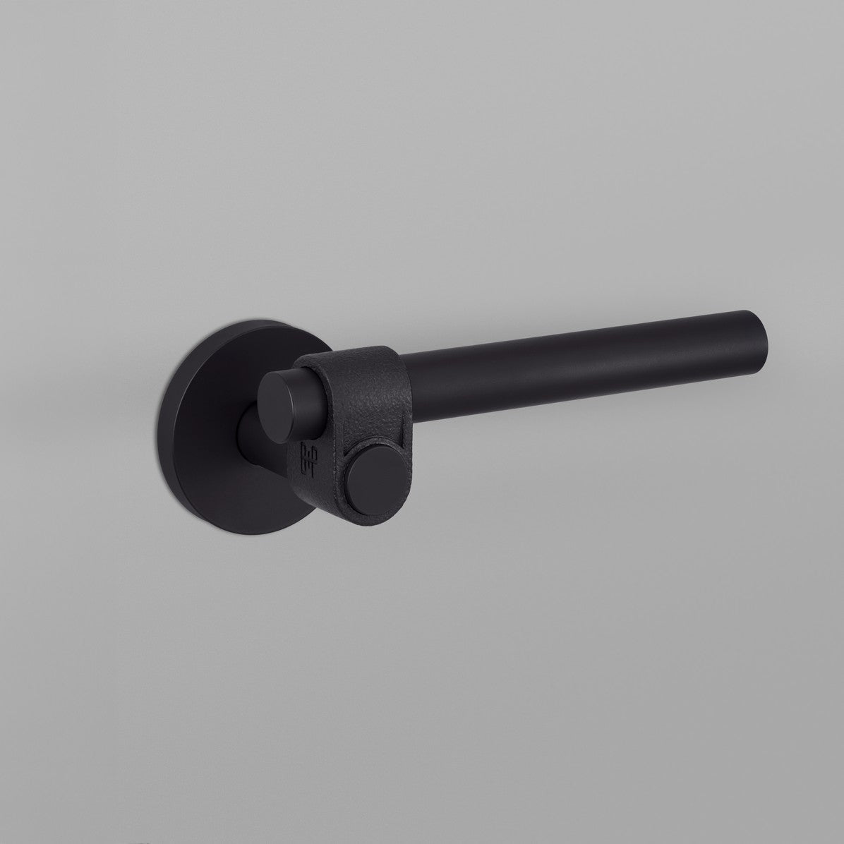 BUSTER + PUNCH® - DOOR HANDLE SET / CAST / SWE / SPRUNG / WELDERS BLACK
