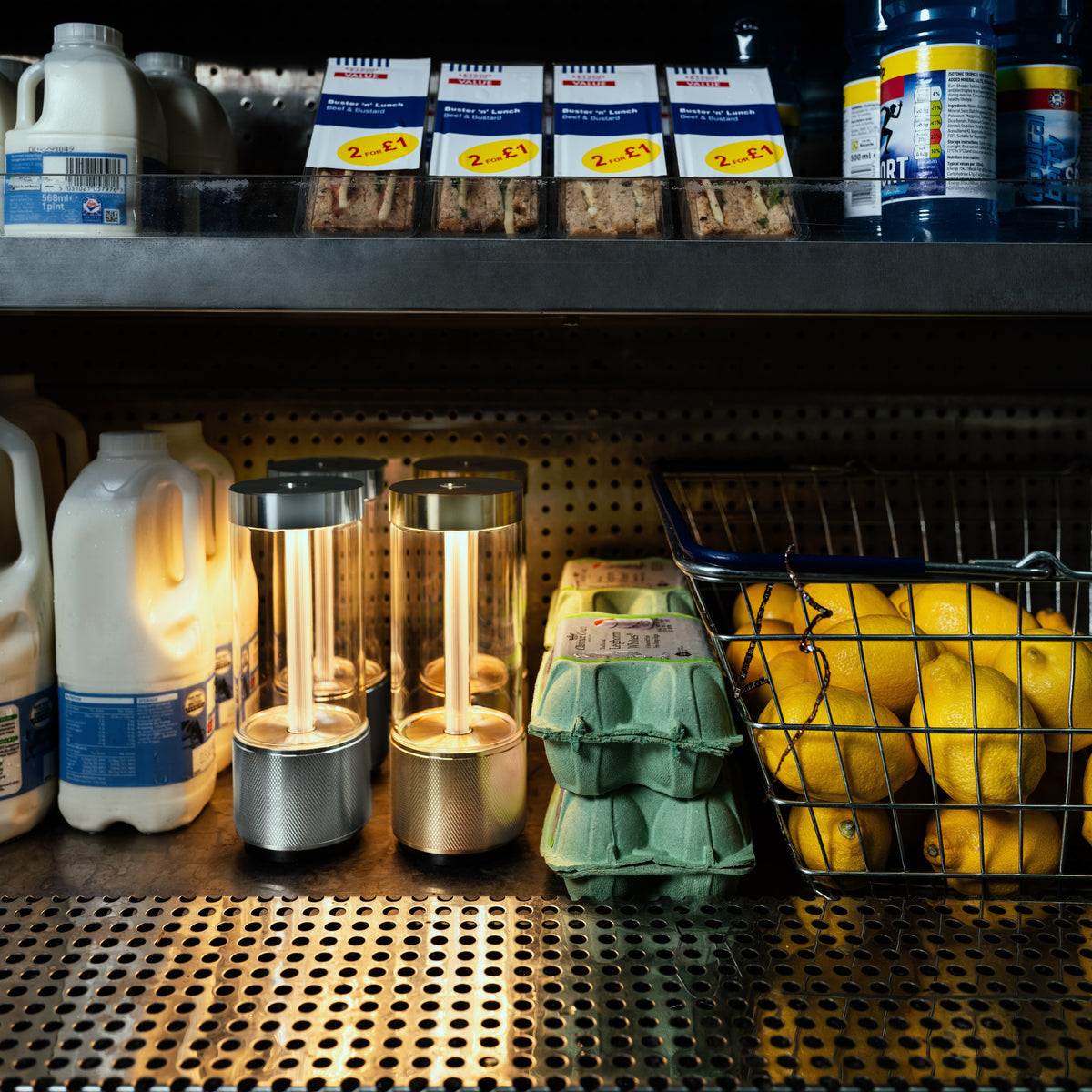 TAKEOUT - IP44 - TRÅDLØS LAMPE - STEEL - bilde 2