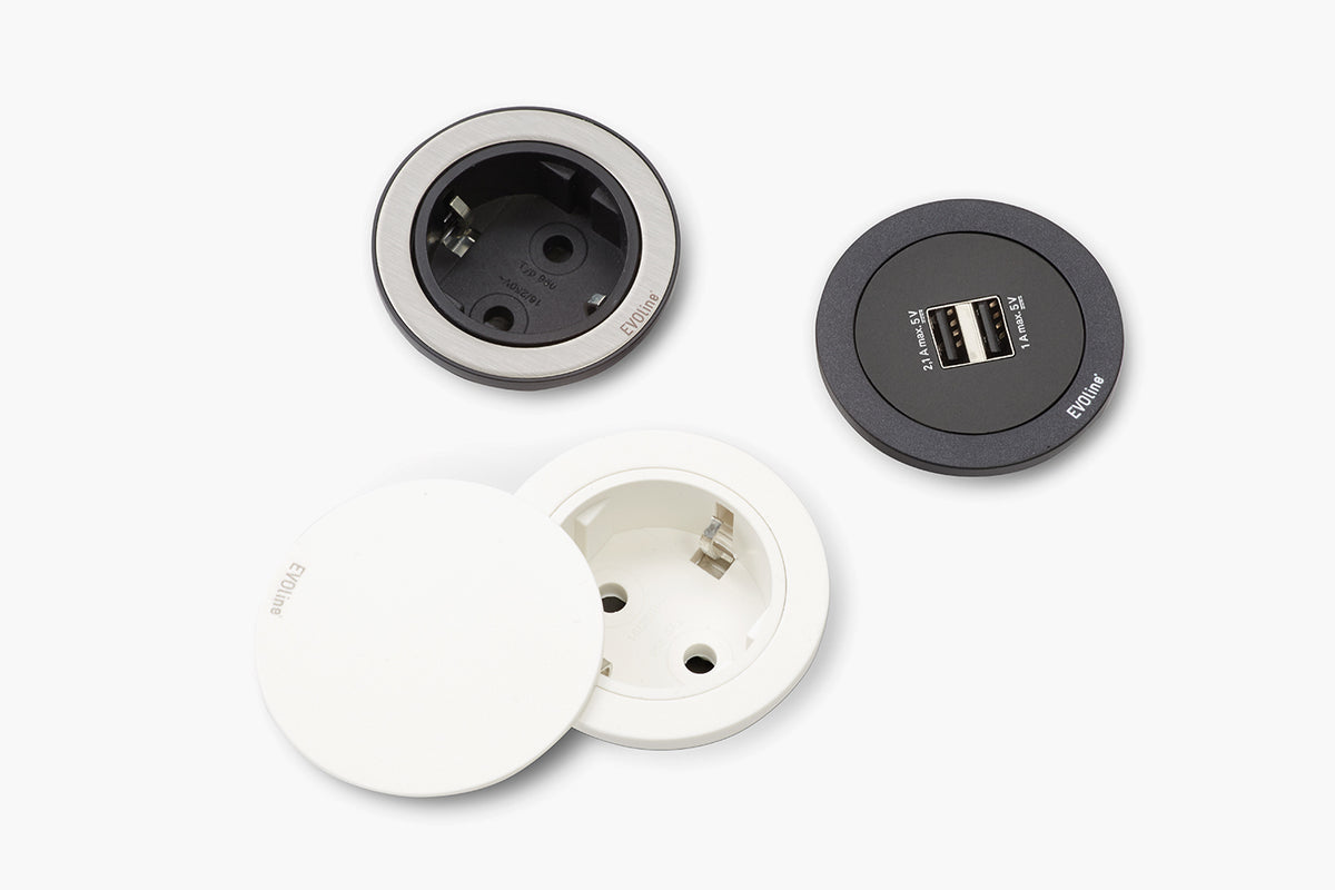 EVOline® ONE - 1 stikk - Sort med dekklokk