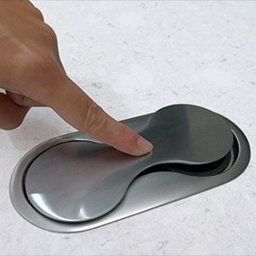 EIGHT SOCKET ROUNDED | 1 STIKK + 1 USB (A) | STAINLESS STEEL - bilde 4