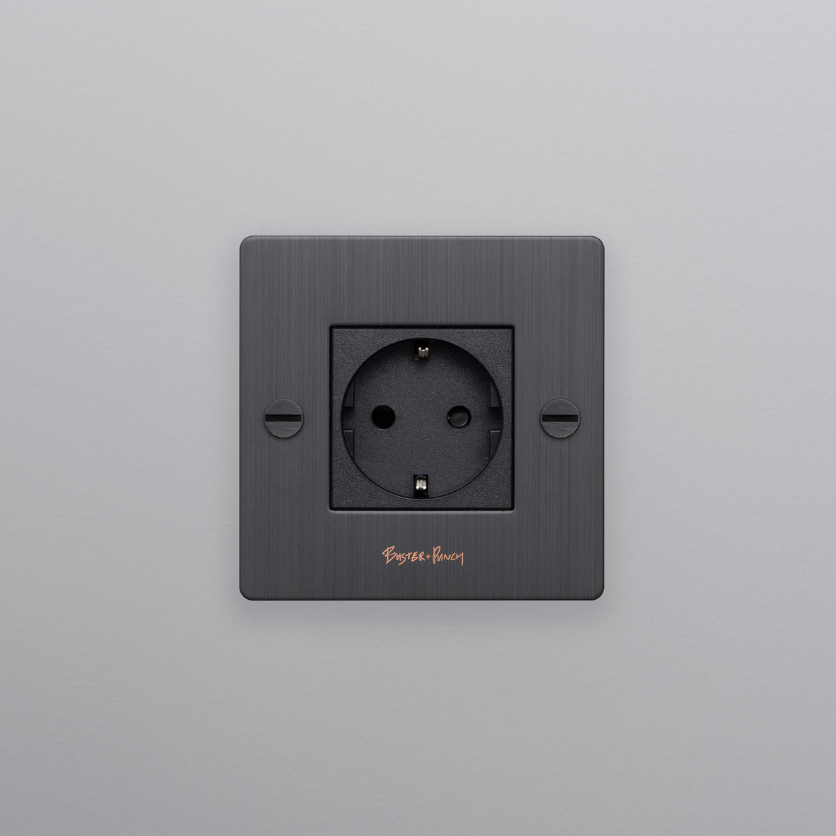 BUSTER + PUNCH® EU - 1G SOCKET / SCHUKO - smoked bronze - bilde 2