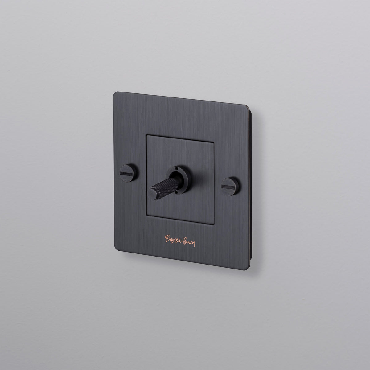 BUSTER + PUNCH® EU - 1G TOGGLE SWITCH smoked bronze