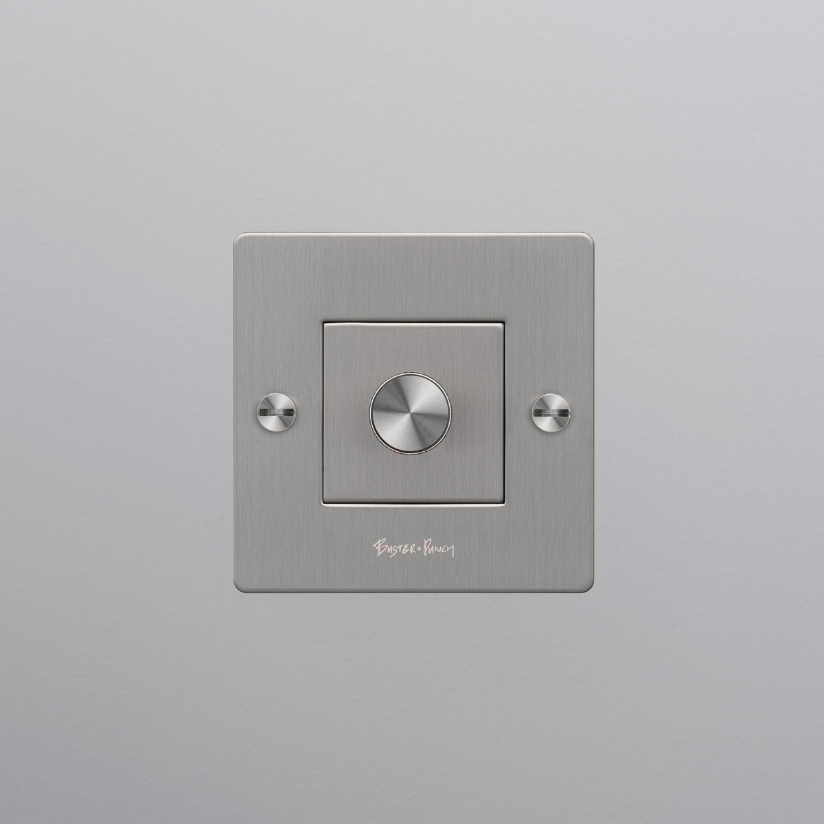 BUSTER + PUNCH® EU - 1G DIMMER / 250W LED / RETRACTIVE SWITCH COMPATIBLE ONLY - steel - bilde 2