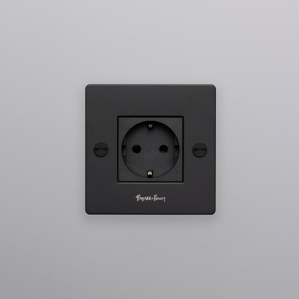 BUSTER + PUNCH® EU - 1G SOCKET / SCHUKO - black - bilde 2
