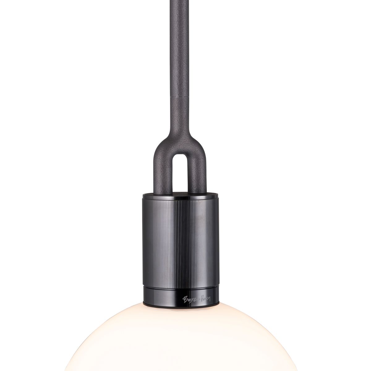FORKED PENDANT / GLOBE / OPAL - Medium - Gun metal - bilde 2