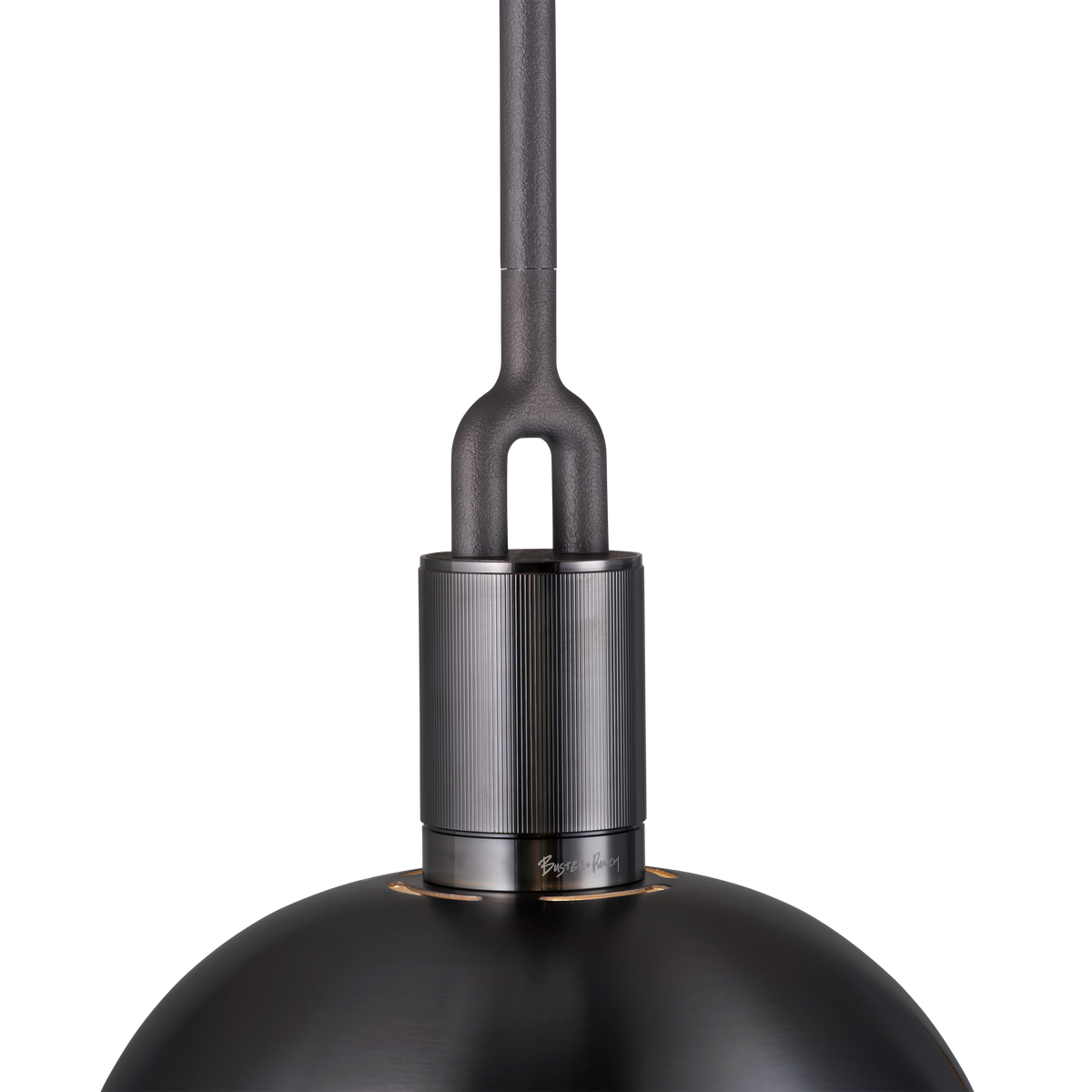 FORKED PENDANT / GLOBE / SMOKED - Large - Gun metal - bilde 2