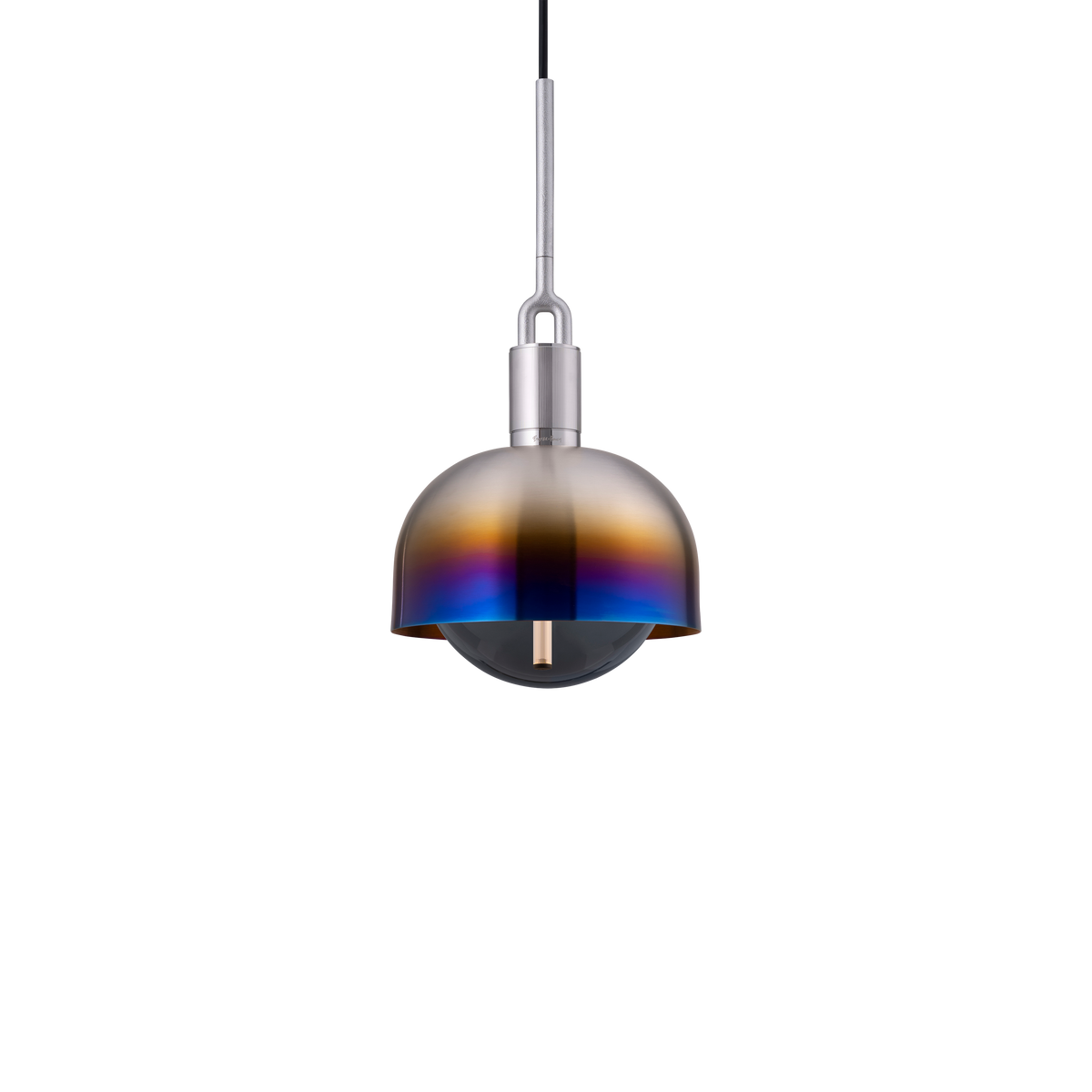 FORKED PENDANT / SHADE / GLOBE / SMOKED - Medium - Burnt Steel - bilde 3