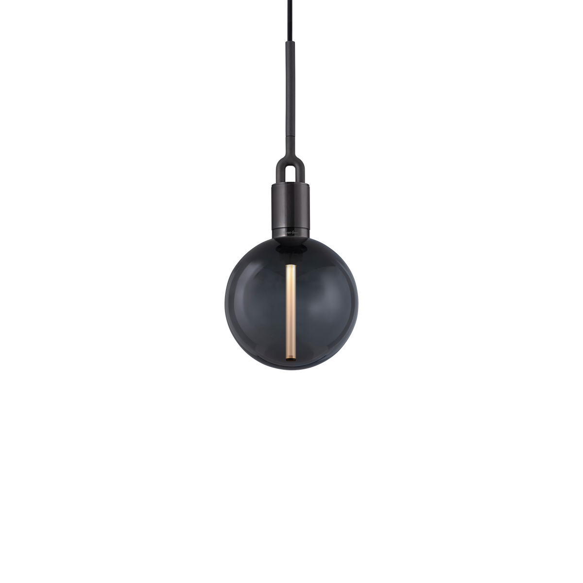 FORKED PENDANT / GLOBE / SMOKED - Medium - Gun metal - bilde 3