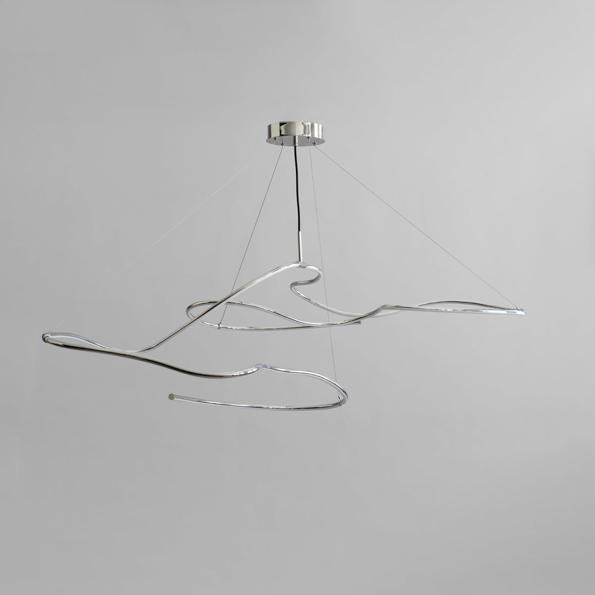 101 Copenhagen - PENDELLAMPE - Ghost Chandelier - Big - Chrome (5 m)