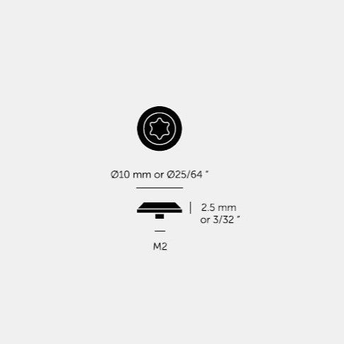 BUSTER + PUNCH | SKRUER / DETAIL KIT / LINEAR / WHITE - bilde 2