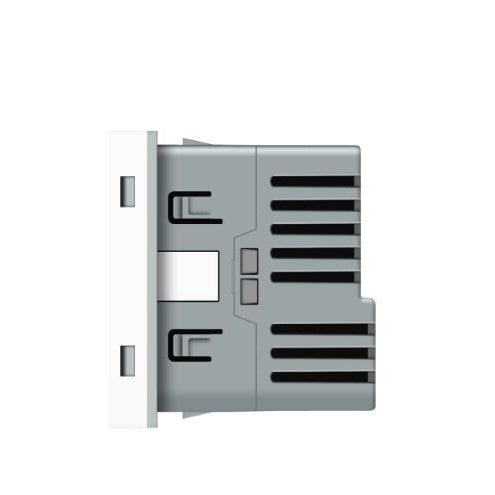 1 Stikkontakt + 1 USB-C (18W) - Hvit - bilde 3