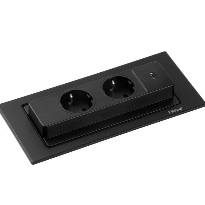 BACKFLIP | 2 STIKK + 1 USB-C | MATT SORT - bilde 2