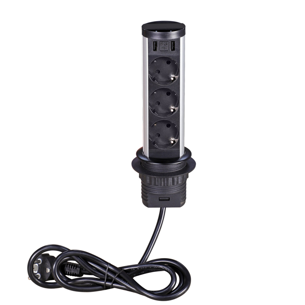 MINIBRICK | 3 STIKK + 2 USB-A | MATT SORT