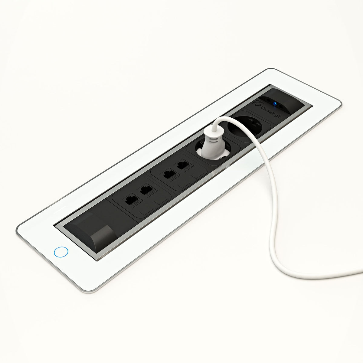 VERSATURN 3.0 | 2 STIKK + 2 USB (A+C) + 1 HDMI + 1xRJ45 CAT6 | IP44 | HVIT HØYGLANS - bilde 4