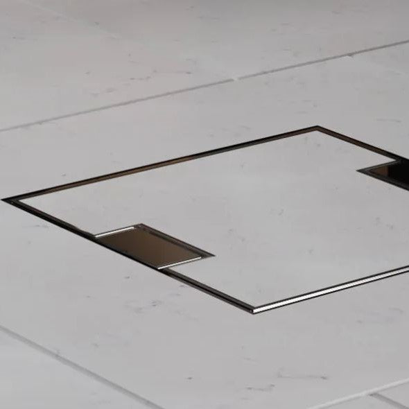 ASA INTERNATIONAL - VersaFloor FLUSH Screed betong - MASSETTO 200 - GULVBOKS FOR INNSTØPING - 200 X 200 - 6 uttak (Minimum 10 stk) - bilde 2