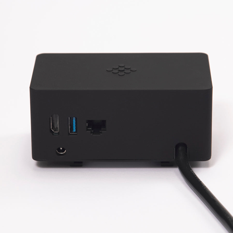 VersaQ - 1 Stikk + 2 USB (A+C - 4A) + Qi-lader (2A) + 1 RJ45 + 1 HDMI - Matt sort - ASA