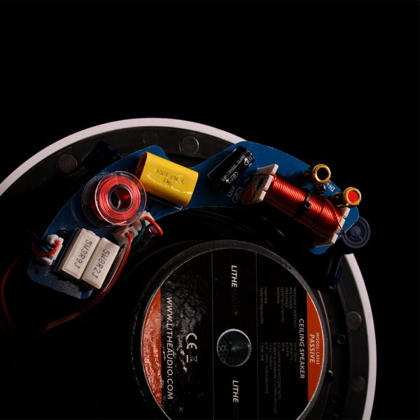 LitheAudio - Passiv Takhøyttaler - 1 stk - Hvit - bilde 4