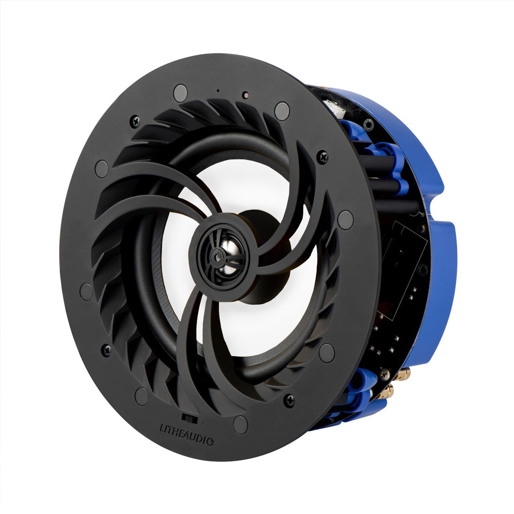 LitheAudio - IP44 WIFI + BLUETOOTH Takhøyttaler til BAD / UTE UNDER TAK - 1 stk - Master - Hvit